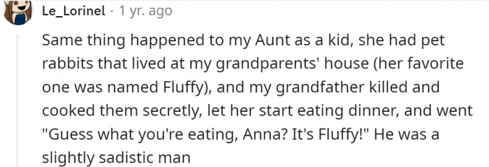 Slightly sadistic? Slightly?