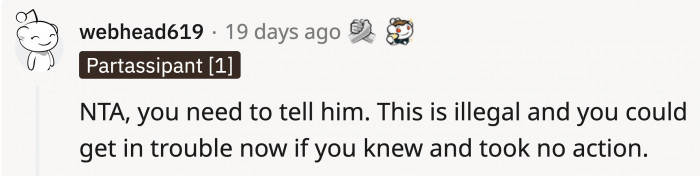 Not Only Was What the Wife Did a Bit Crazy, but It Was Also Clearly Illegal