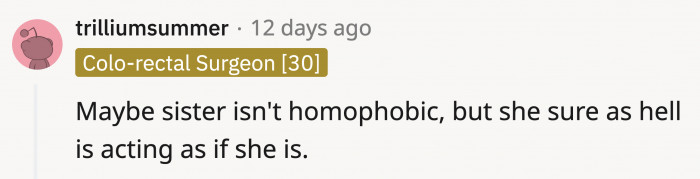 And she's getting too convincing in how well she has kept up that act