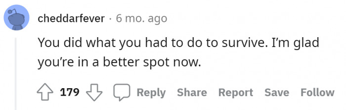 More and more people were understanding of his situation.