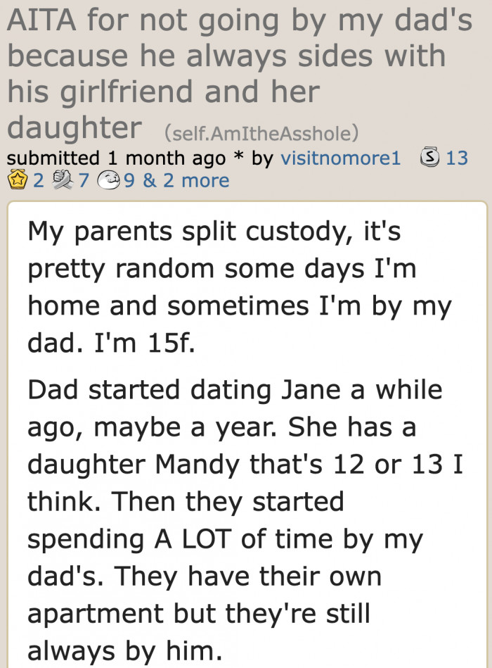 The original poster's situation