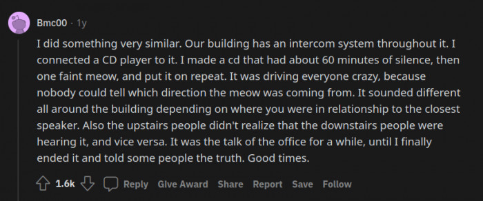 Less frequency of the sound is definitely the way to go.