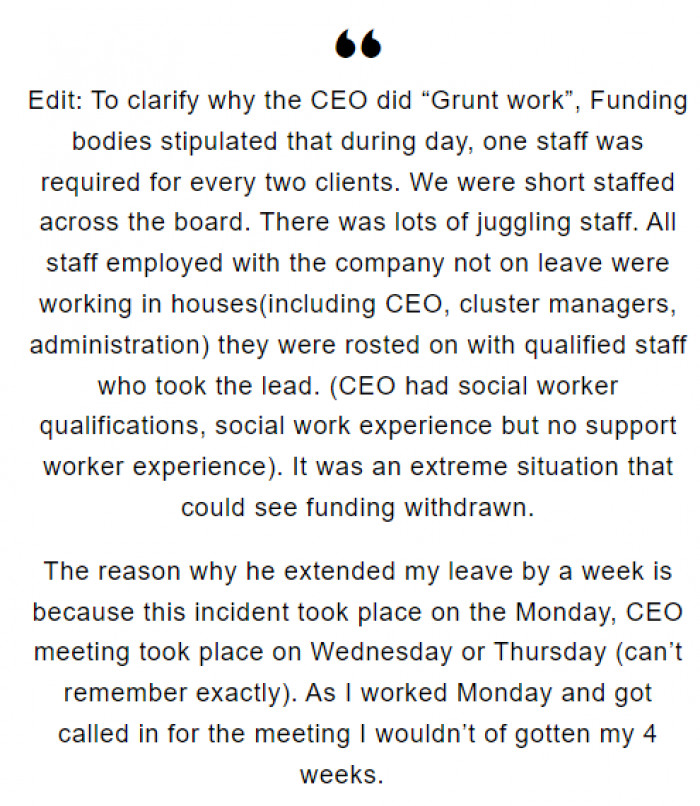 The Redditor took time to clarify some areas of the story.