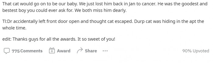 The bittersweet ending.