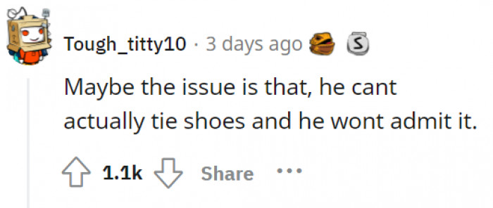 Maybe, or maybe he's just a big red flag.