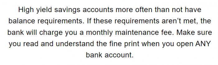 2. Read the fine print on everything. It will save you a lot and help you get the most out of your accounts.