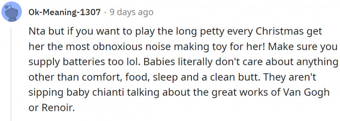 23. This would be an appropriate gift.