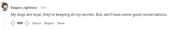 16. They will definitely be good conversationalists!