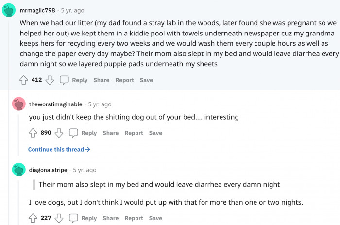Others had the same experience with dog poop.