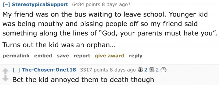 A Situation Where It's Better to Keep Quiet