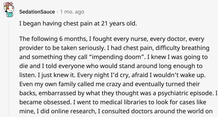 2. Nobody took OP seriously, but still, they pursued it because they knew that what they felt was right.