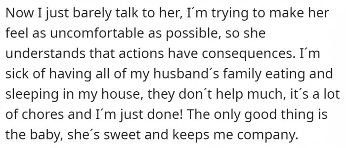 This is probably the best thing to do with a MIL who refuses to listen.