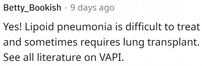 It Can Even Lead to a Lung Transplant.