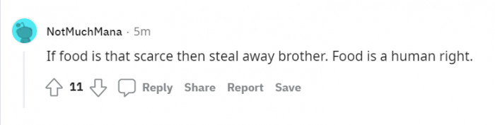 Another user who's completely okay with the original poster's deed.