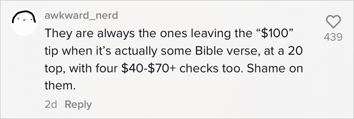 It fools those thinking that they're actually leaving good tips.