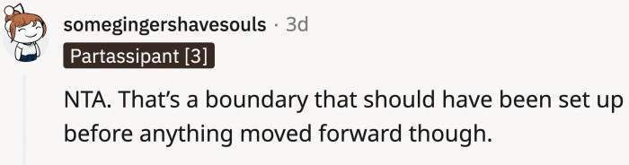 Boundaries (legal and verbal) are important!