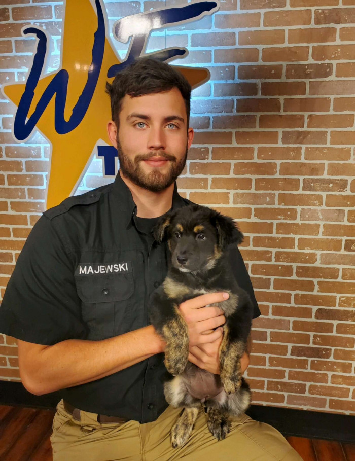 Zac's hope is that all the attention can help all the shelter dogs find their forever homes. And for all you ladies wondering - yes, he is single!