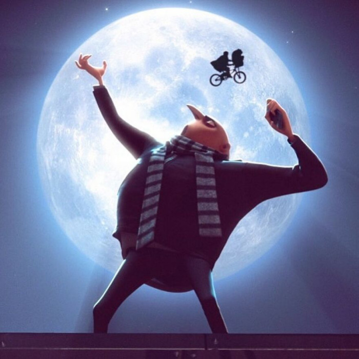 23. ET skips the moon in case Gru steals the moon