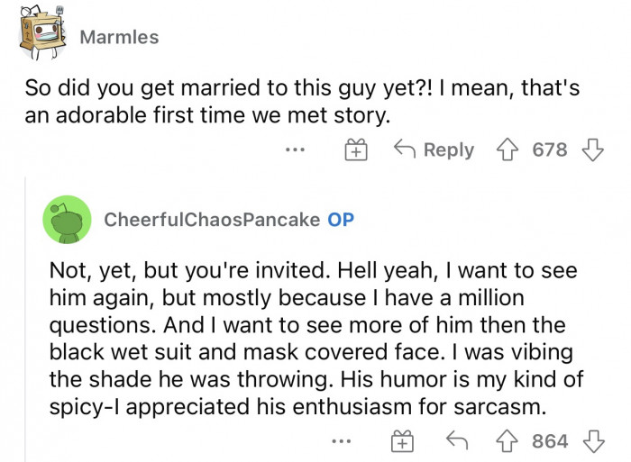 They should definitely get married and post about it!