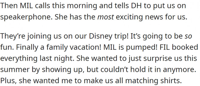 Matching shirts, really?!