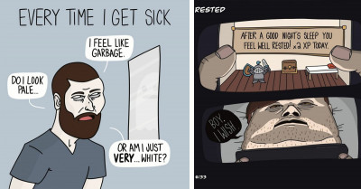 30+ Short And Hilarious Comics With A Twisted Endings Have Been Shared By The "Trying Times Comics"