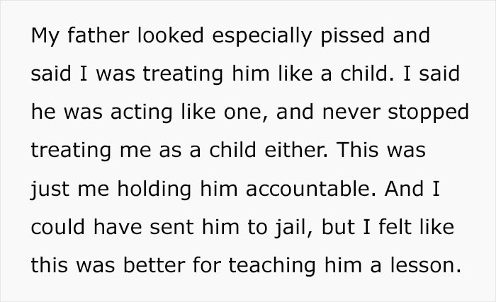 Teaching him a lesson