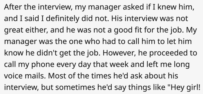 Don't call us; we'll call you. Seriously.