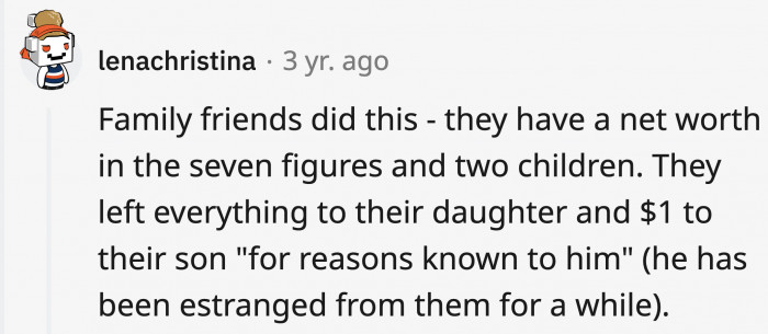 The parents were smart enough...