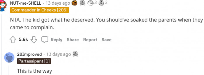 Soak the Parents as Well...