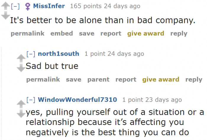 Run for the hills when you realize this.