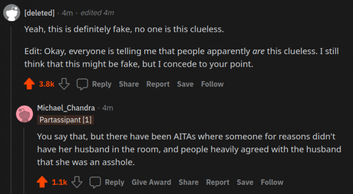 Listen, if you spend enough time around mothers and in parenting support groups you will quickly discover that if there is anything men have, it's the audacity.