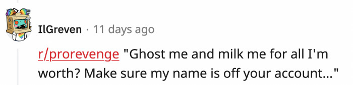 Who knows, the client might even make one herself