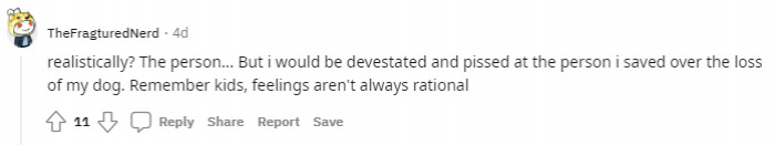12. "Remember kids, feelings aren't always rational"