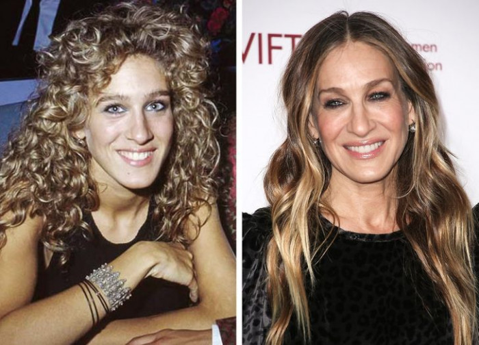 9. Sarah Jessica Parker's before and after