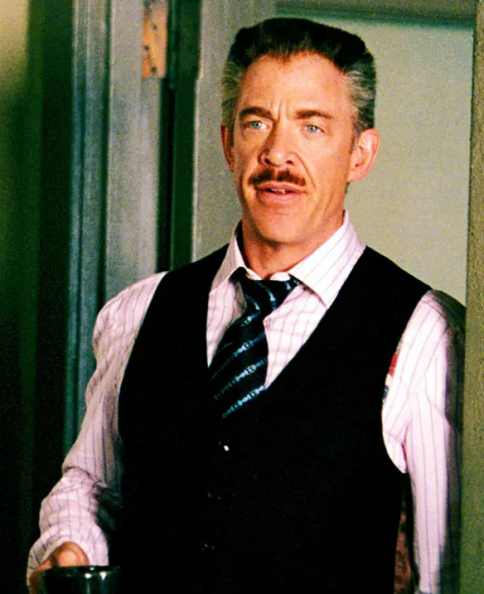 Although J. Jonah Jameson has showed his dislike for Spider-Man, it's very apparent how he contributes to the lighthearted moments in the film