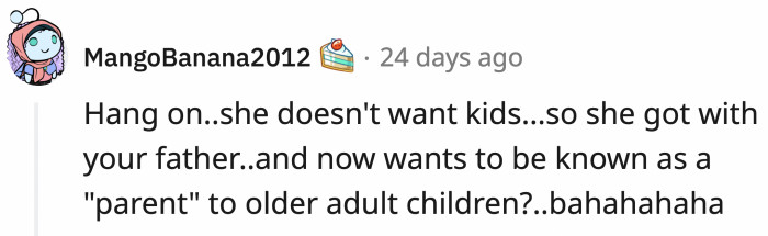 Sarah's intentions definitely make sense... yep.