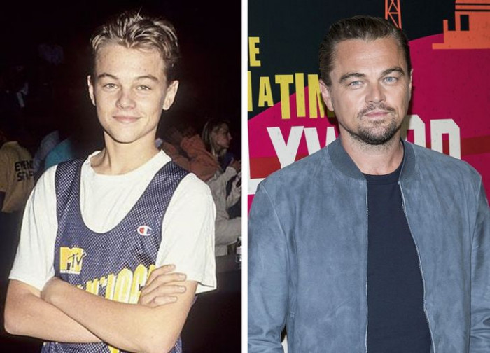 13. Leonardo DiCaprio's before and after