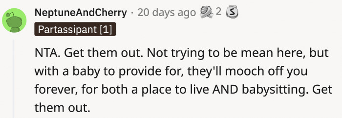 OP is their financial insurance