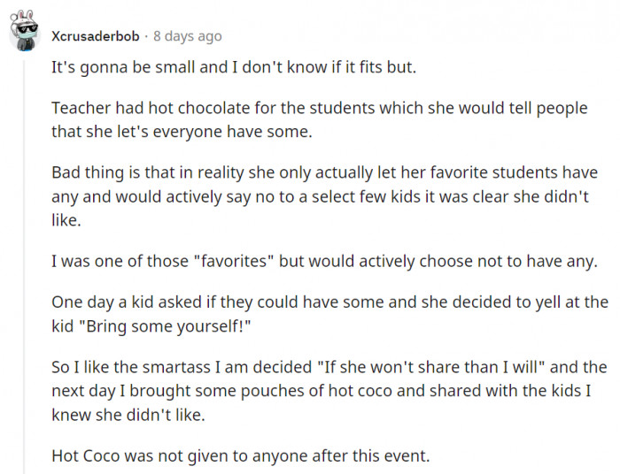 That teacher doesn't deserve to be teaching kids