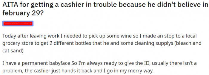 As the story goes...