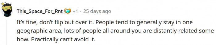 Yeah, you can’t avoid it...