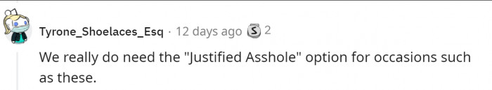 We do need this option. A-holes who fight injustice! Maybe a movie afterward....