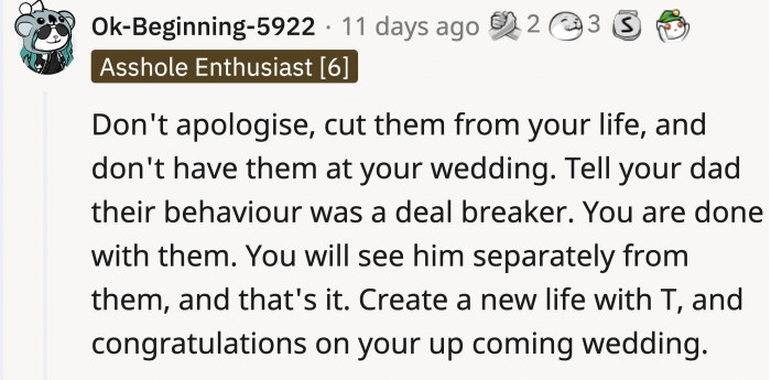 OP could benefit more from looking forward than from getting tangled in the mess.