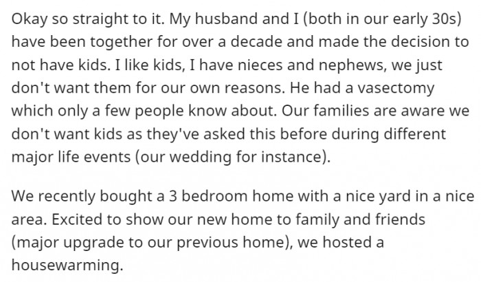 The couple just wanted to show their family the new home they bought