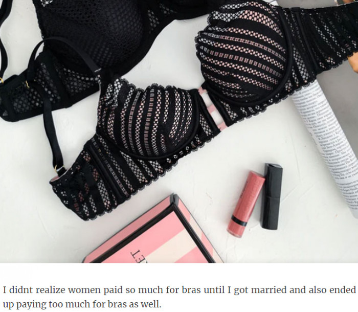 Do you pay so much for bras?