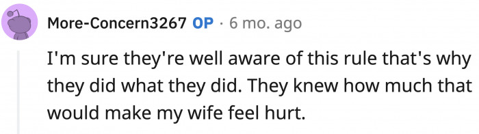 They knew, but they wanted to deliver the maximum amount of pain possible.