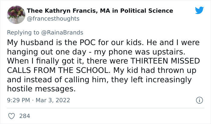 This was easily avoidable, but many people believe they are above the decisions parents make and overrule them.