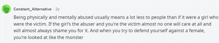 8. Abuse is abuse. Trauma is trauma.