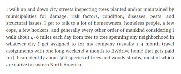 Is that a tree inspector?