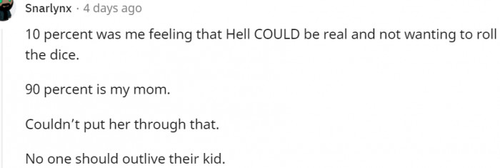 21. Moms just give us the push to move on most times